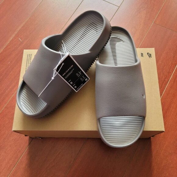 Nike Calm Slide - Flat Pewter - Picture 1 of 7